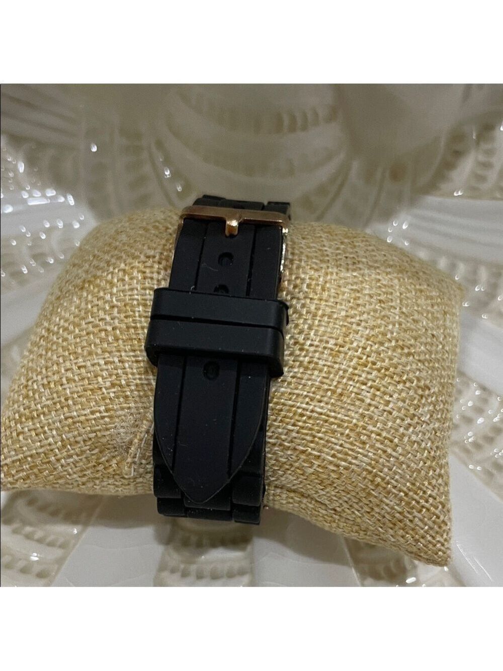 Unisex Black and Rose Gold Watch New without box - Picture 6 of 6